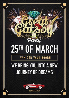 Flyer Great Gatsby