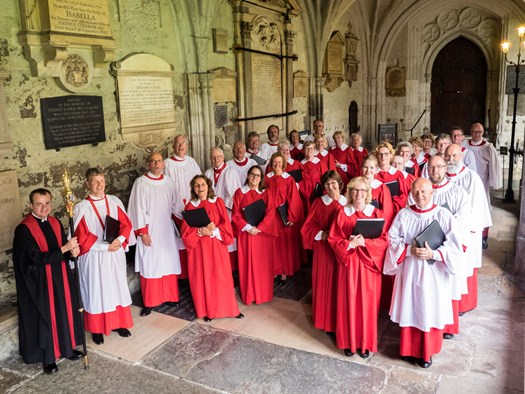 Martinus Cantorij in Westminster Abbey &#39;16. Foto Andries van Dekken