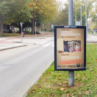 Posters in straatbeeld