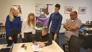 Ondertekening Hisparc