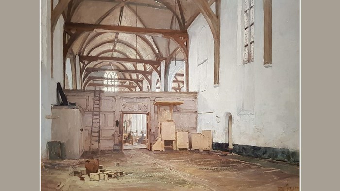 Interieur Noorderkerk te Hoorn H.W. Jansen