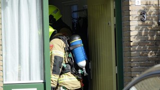 Brand in keuken woning Enkhuizen