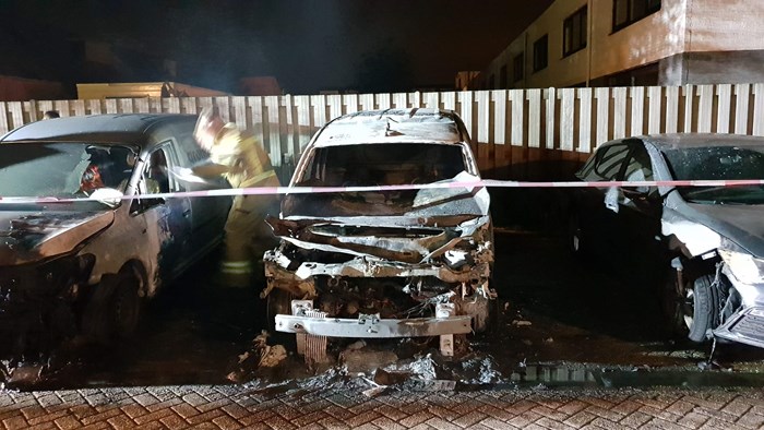 Autobrand Gerard den Brabanderhof 4