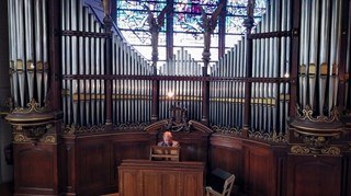 Organist Mark Heerink - foto Niels van den Broek