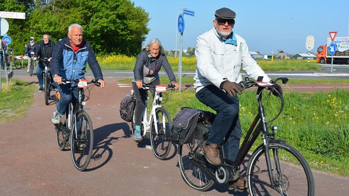 Fietsvierdaagse Hoorn onderweg