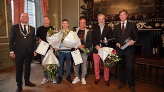 4 redders bekroond met bronzen penning