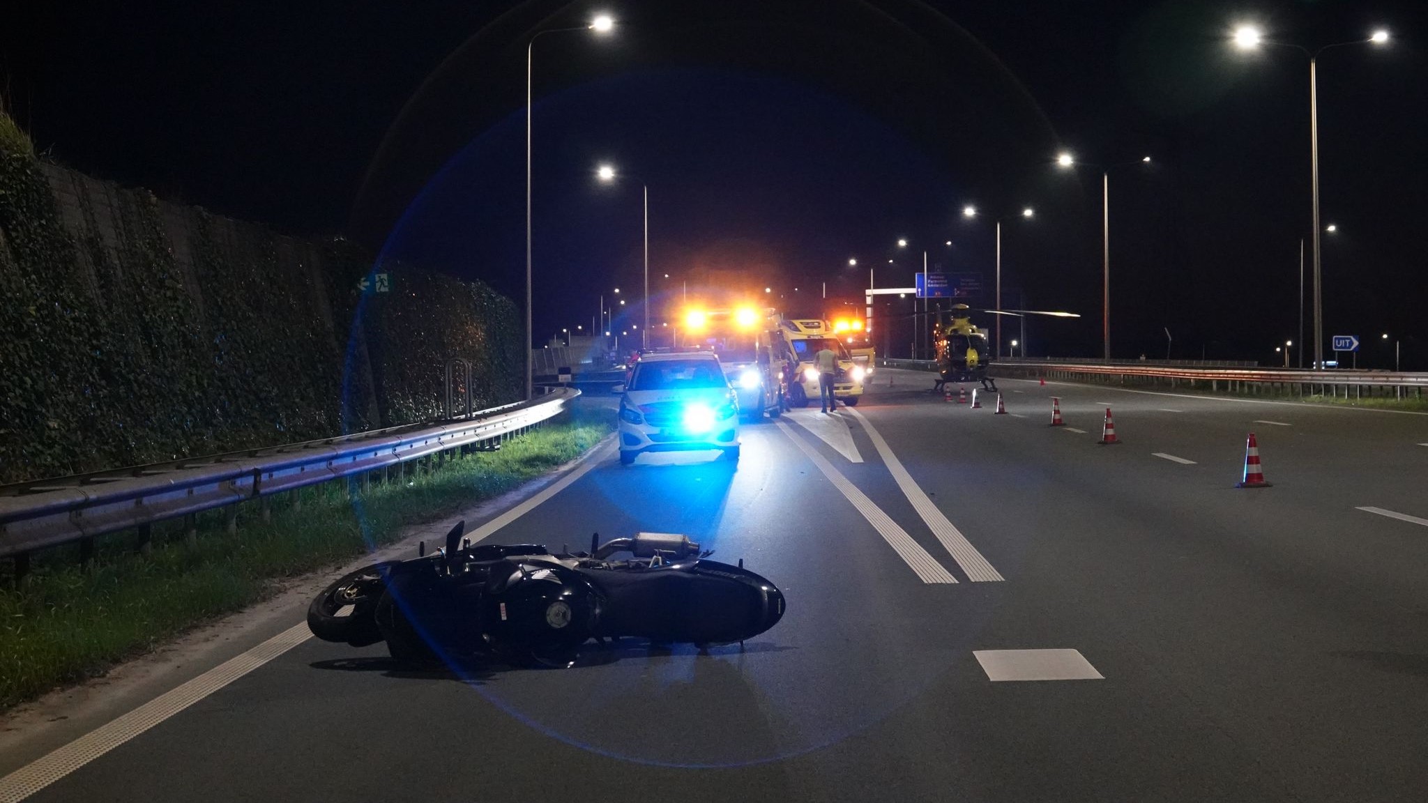 Motorrijder Overleden Bij Eenzijdig Ongeval Op De Westfrisiaweg ...