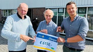 Overhandiging cheque