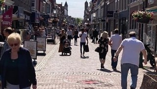 Binnenstad Hoorn zaterdag 9 mei 2020 1