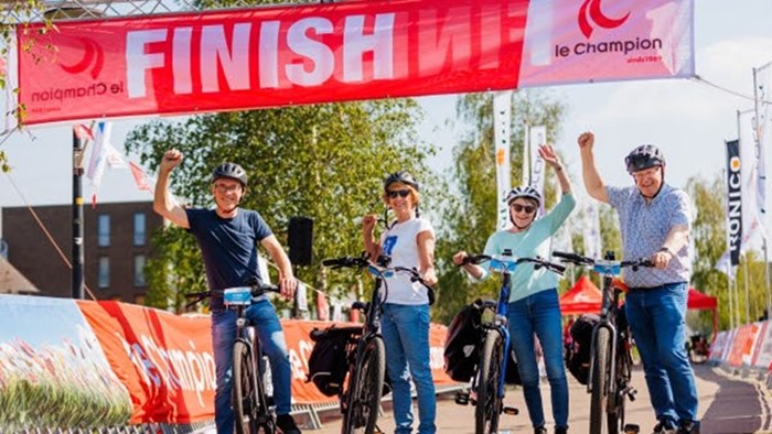 Fiets4daagse Hoorn 2024 finish