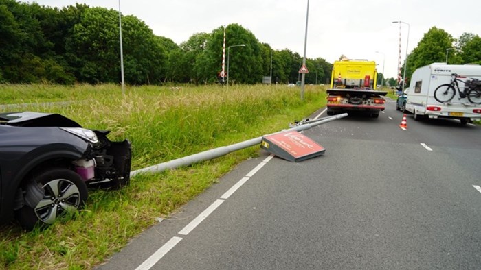 Ongeluk op Provincialeweg in Hoorn