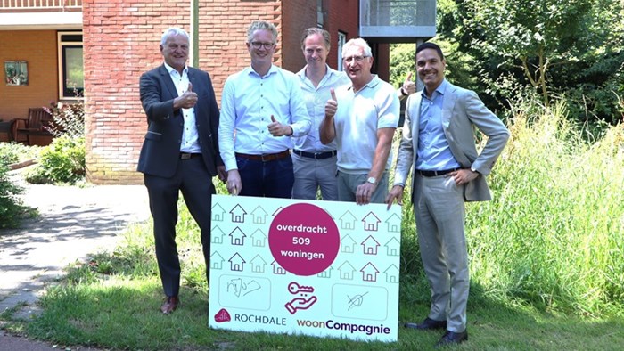 Tekenmoment Wooncompagnie neemt 509 woningen over van Rochdale