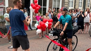 Petra Kooistra vertrek bij Pisa zondag 21 juli 2024