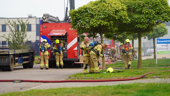 Brand bij accubedrijf in Zwaag____