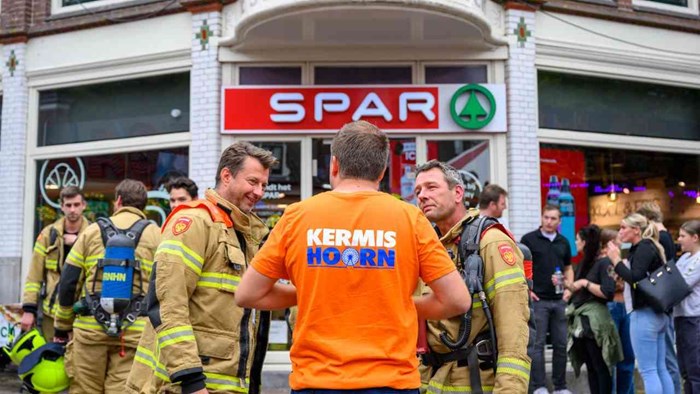 Rookontwikkeling bij supermarkt