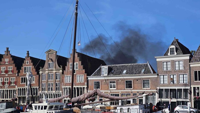 Scheepsbrand in de Grashaven_______