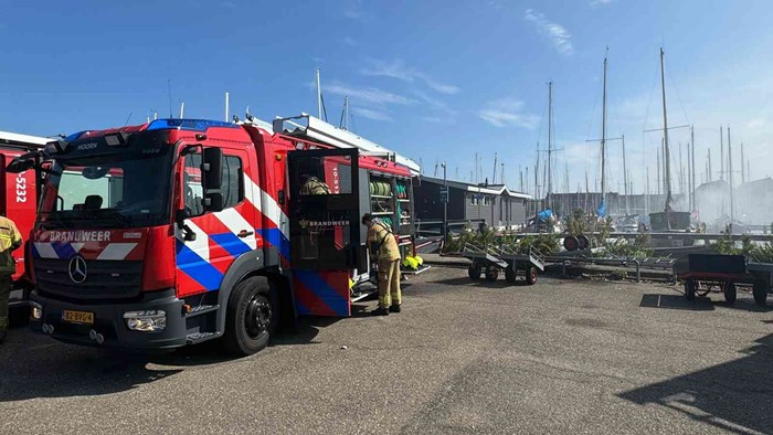 Meerdere schepen in brand___