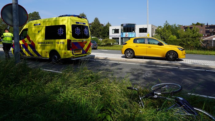 Fietser aangereden